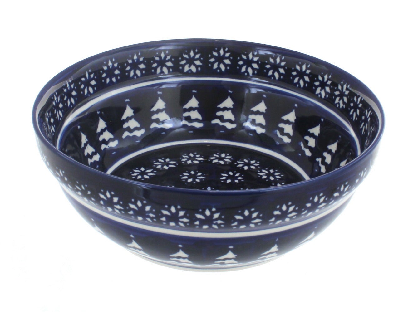 Zaklady Winter Nights Dining Plates & Bowls — Polish Pottery