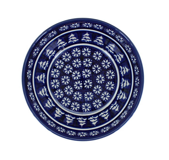 Zaklady Winter Nights Dining Plates & Bowls — Polish Pottery