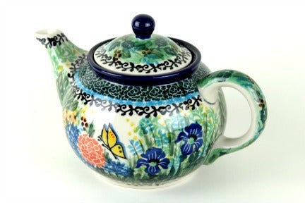 Detail image of Ceramika Artystyczna Teresa Teapot — Polish Pottery