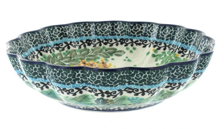 Detail image of Ceramika Artystyczna Teresa Small Serving Piece — Polish Pottery