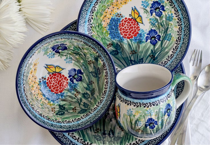 Detail image of Ceramika Artystyczna Teresa Mug — Polish Pottery