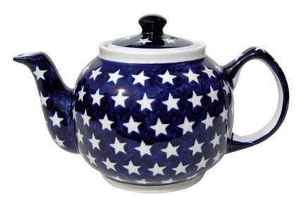 Detail image of Zaklady Stars Teapot — Polish Pottery