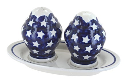 Zaklady Stars Salt & Pepper Shaker — Polish Pottery