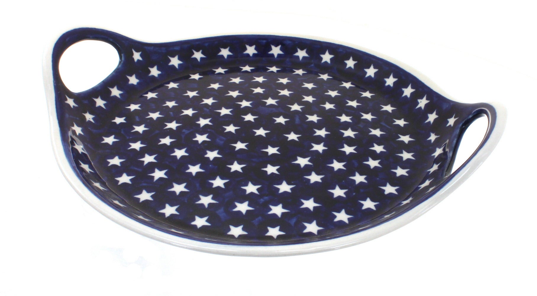 Zaklady Stars Large Serving Piece — Polish Pottery
