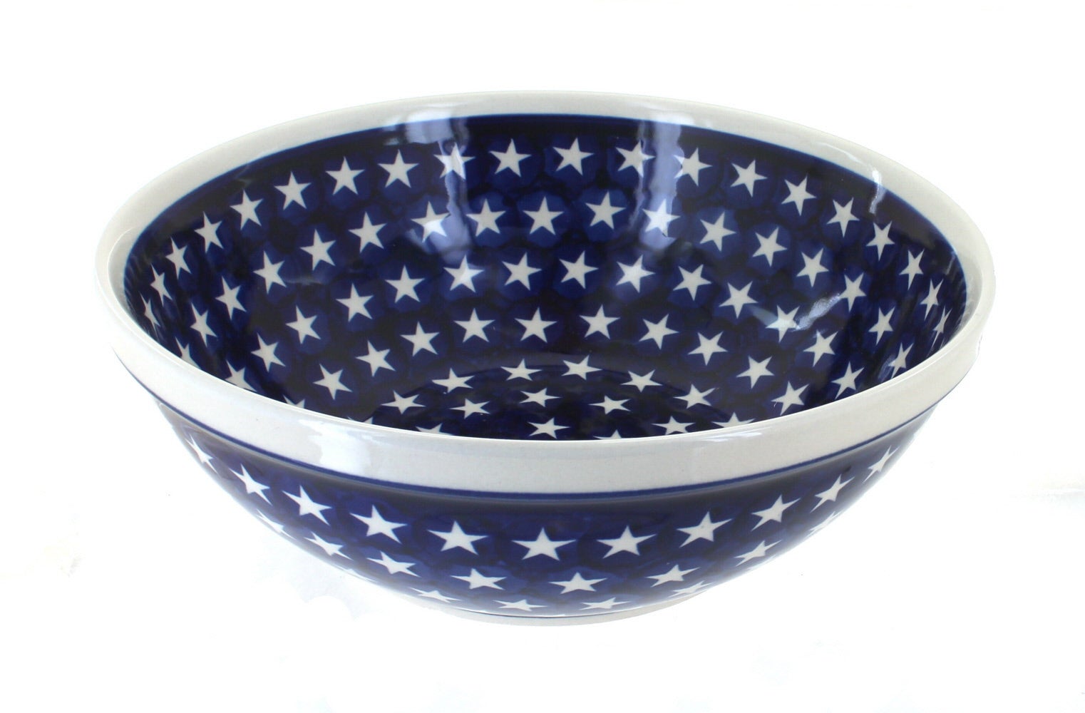 Zaklady Stars Large Serving Piece — Polish Pottery