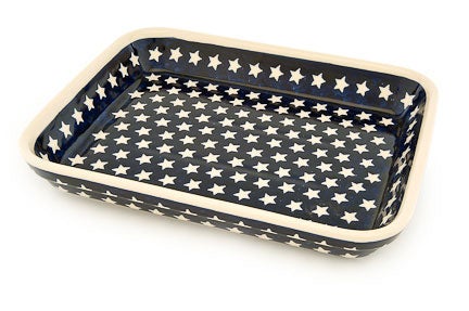 Detail image of Zaklady Stars Medium Bakeware — Polish Pottery
