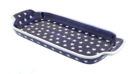 Zaklady Stars Medium Serving Piece — Polish Pottery