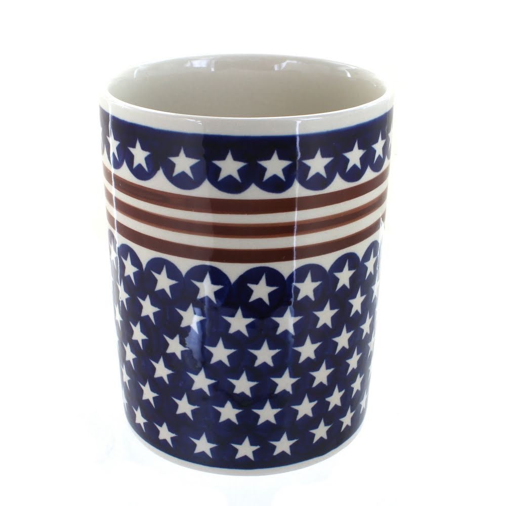 Zaklady Stars & Stripes Counter Storage — Polish Pottery