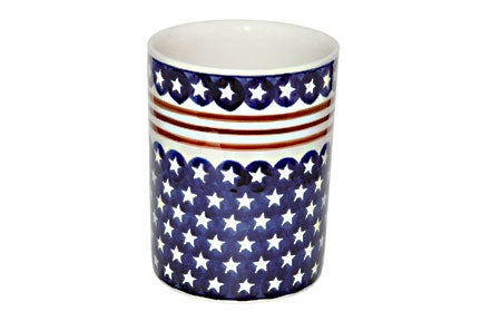 Detail image of Zaklady Stars & Stripes Counter Storage — Polish Pottery