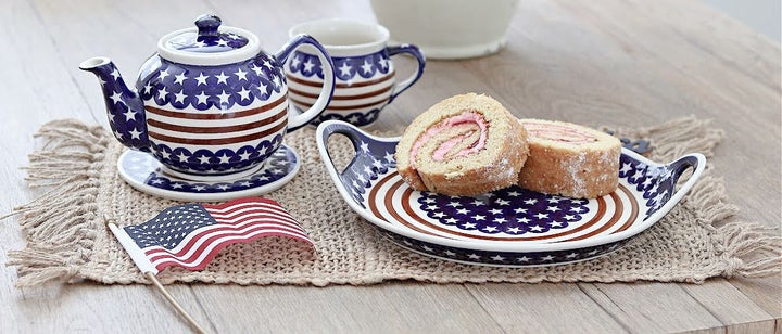 Zaklady Stars & Stripes Countertop Accessories — Polish Pottery