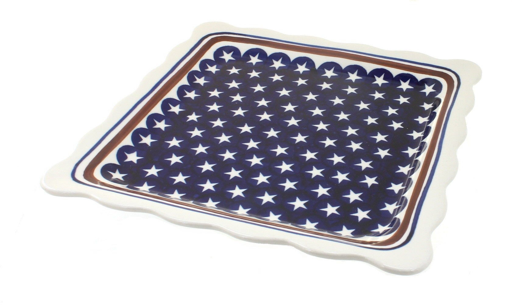 Zaklady Stars & Stripes Dining Plates & Bowls — Polish Pottery