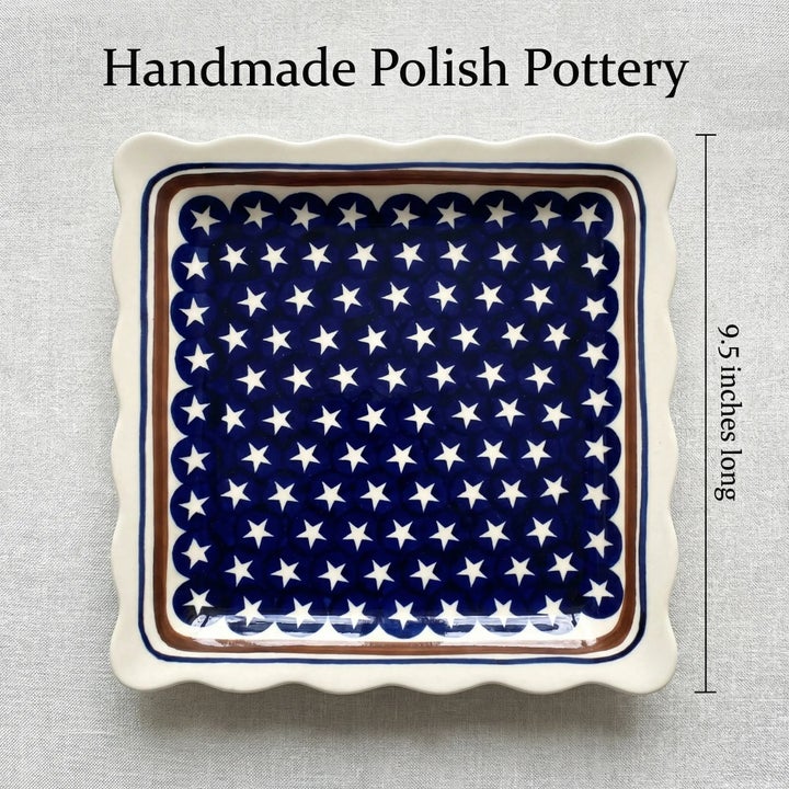 Zaklady Stars & Stripes Dining Plates & Bowls — Polish Pottery