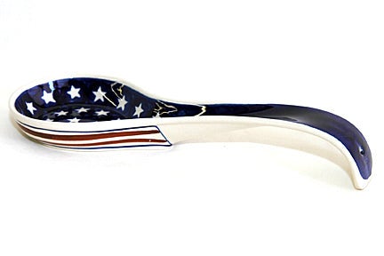 Detail image of Zaklady Stars & Stripes Countertop Accessories — Polish Pottery