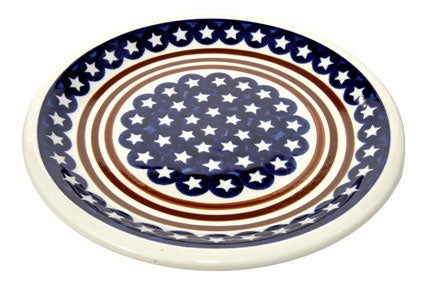 Detail image of Zaklady Stars & Stripes Dining Plates & Bowls — Polish Pottery