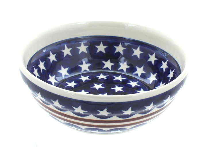 Zaklady Stars & Stripes Dining Plates & Bowls — Polish Pottery
