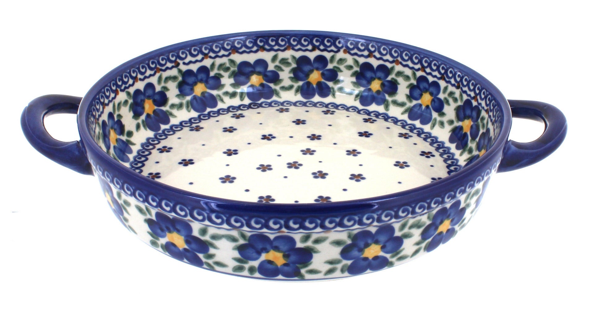 Vena Spring Blossom Small Bakeware — Polish Pottery