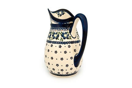 Vena Spring Blossom Pitcher — Polish Pottery