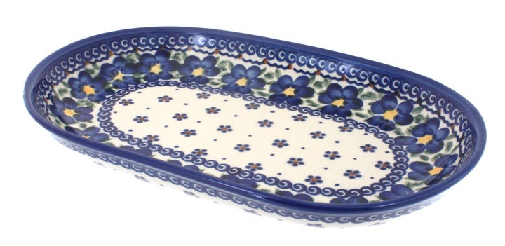 Vena Spring Blossom Medium Serving Piece — Polish Pottery