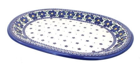 Vena Spring Blossom Large Serving Piece — Polish Pottery