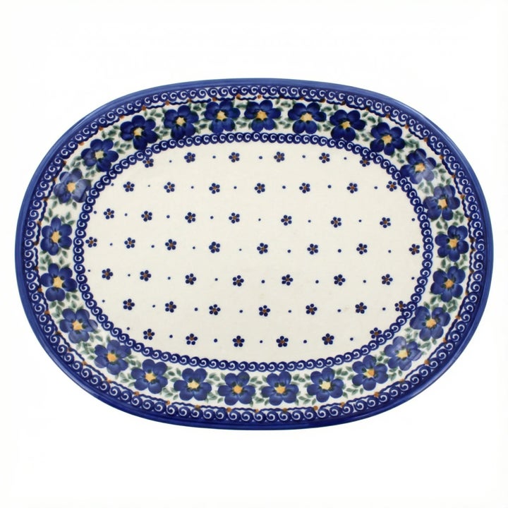 Vena Spring Blossom Large Serving Piece — Polish Pottery