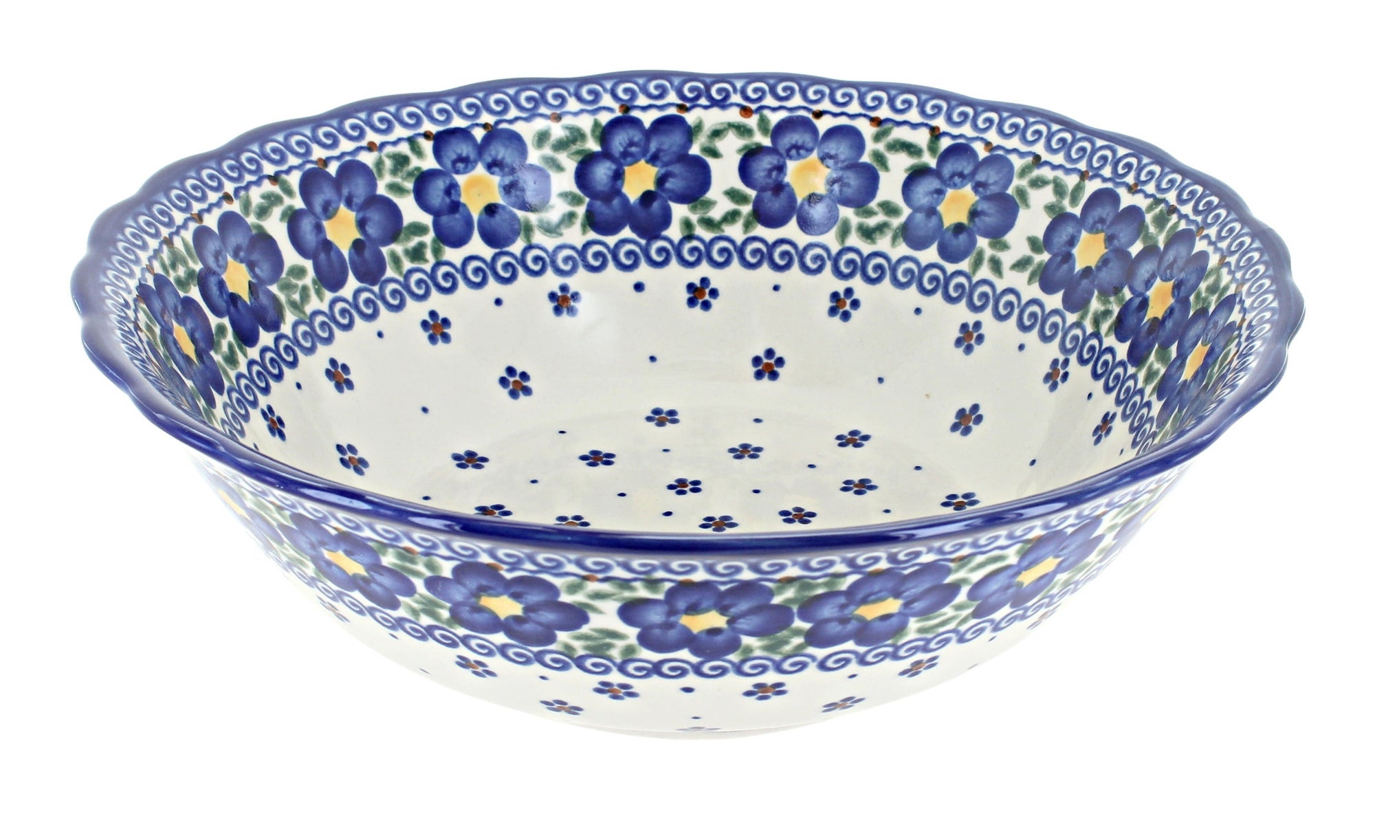 Vena Spring Blossom Large Serving Piece — Polish Pottery