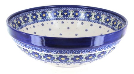 Vena Spring Blossom Large Serving Piece — Polish Pottery