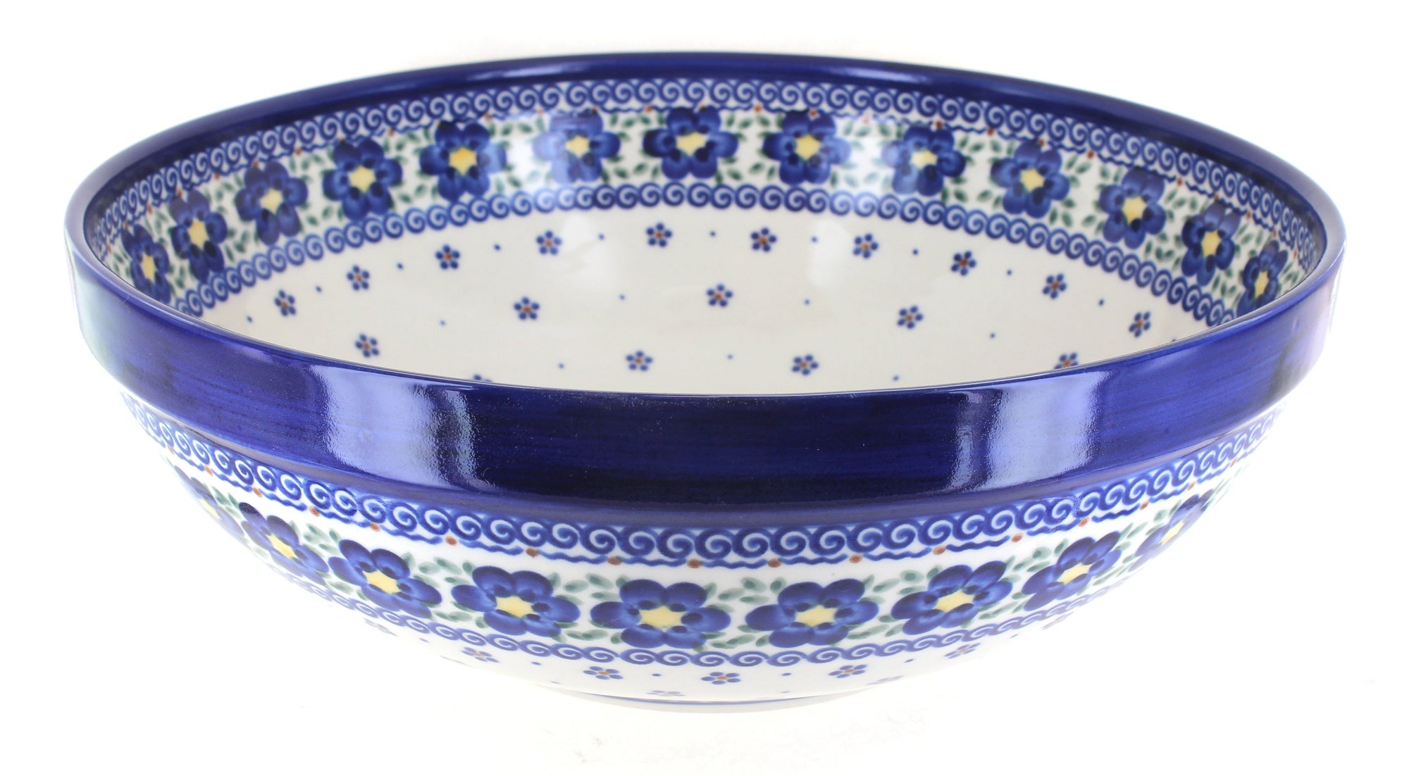 Vena Spring Blossom Large Serving Piece — Polish Pottery