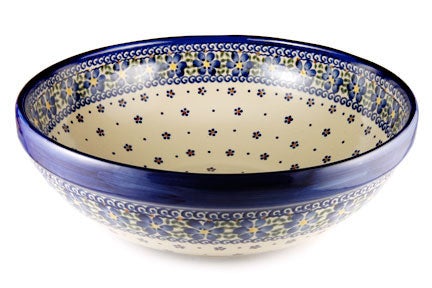 Vena Spring Blossom Large Serving Piece — Polish Pottery