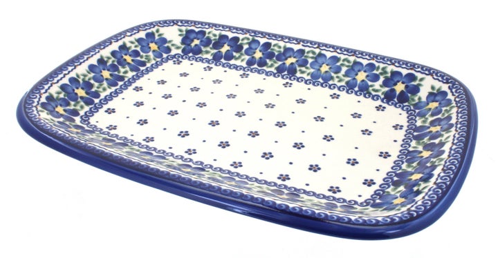 Vena Spring Blossom Large Serving Piece — Polish Pottery