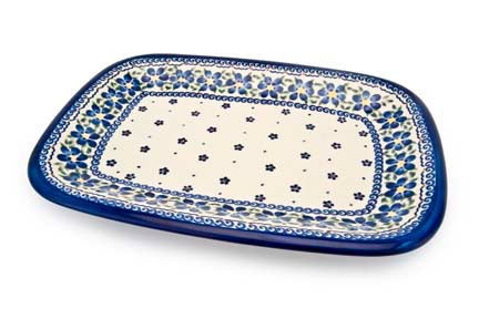 Vena Spring Blossom Large Serving Piece — Polish Pottery