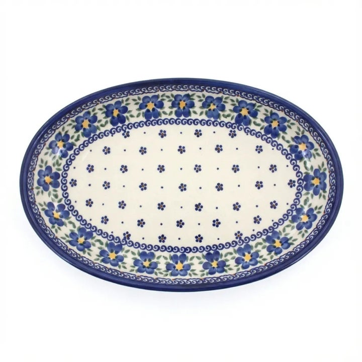 Vena Spring Blossom Large Serving Piece — Polish Pottery