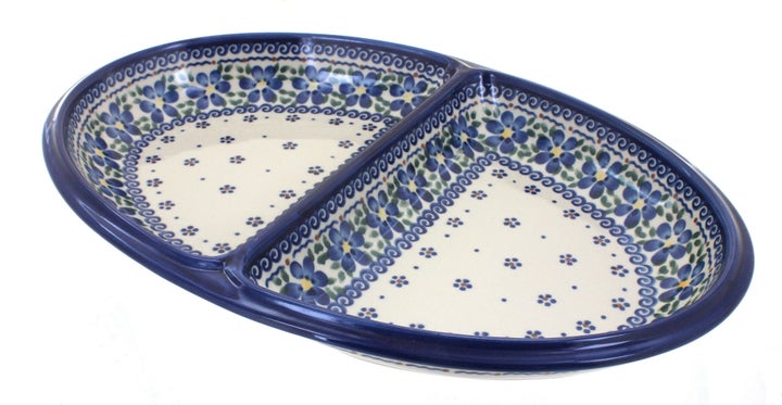 Vena Spring Blossom Large Serving Piece — Polish Pottery