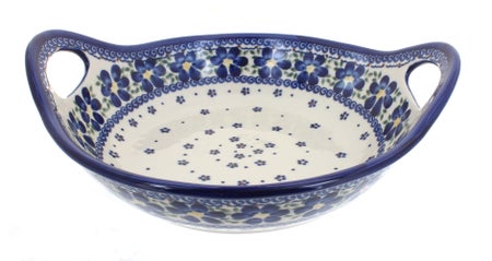 Vena Spring Blossom Large Serving Piece — Polish Pottery