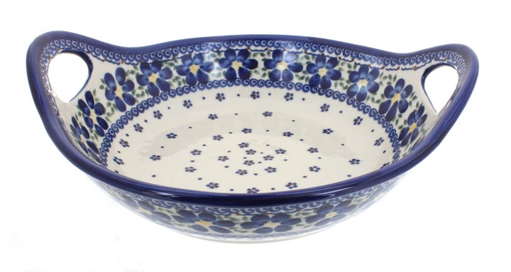 Vena Spring Blossom Large Serving Piece — Polish Pottery