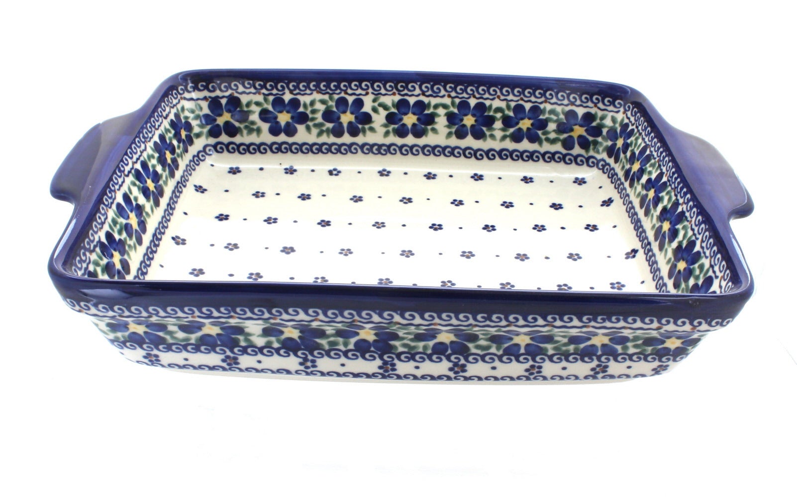 Vena Spring Blossom Large Bakeware — Polish Pottery