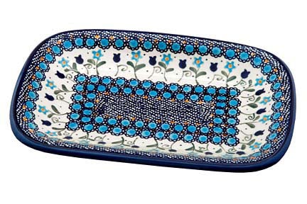 Detail image of Vena Savannah Small Serving Piece — Polish Pottery