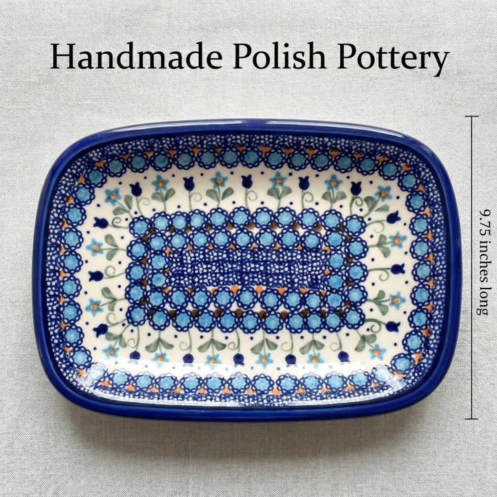 Vena Savannah Small Serving Piece — Polish Pottery
