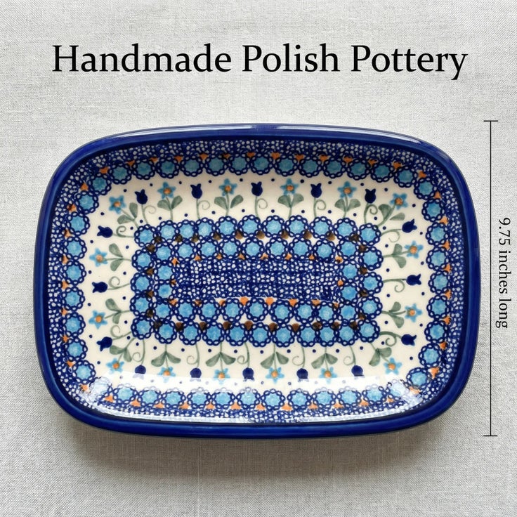 Detail image of Vena Savannah Small Serving Piece — Polish Pottery
