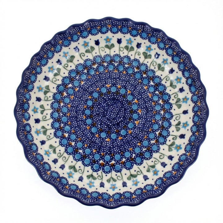 Vena Savannah Pie Plate — Polish Pottery