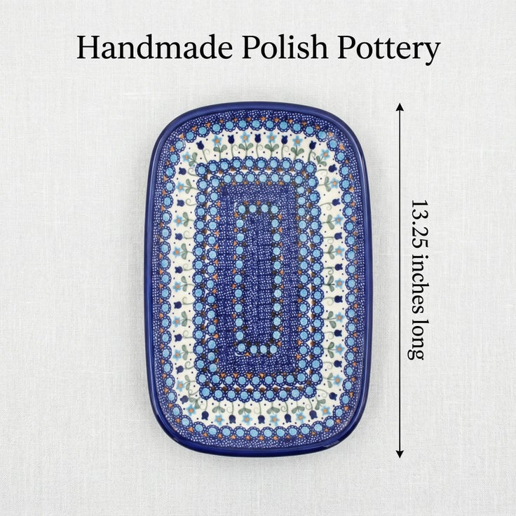 Detail image of Vena Savannah Large Serving Piece — Polish Pottery