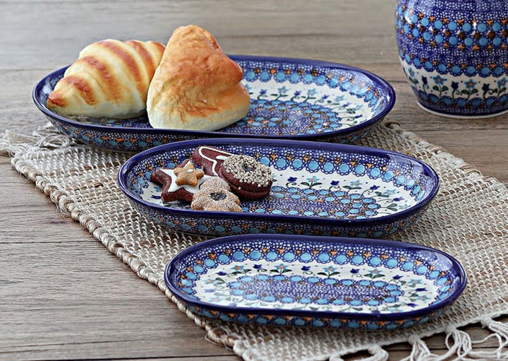 Vena Savannah Large Serving Piece — Polish Pottery
