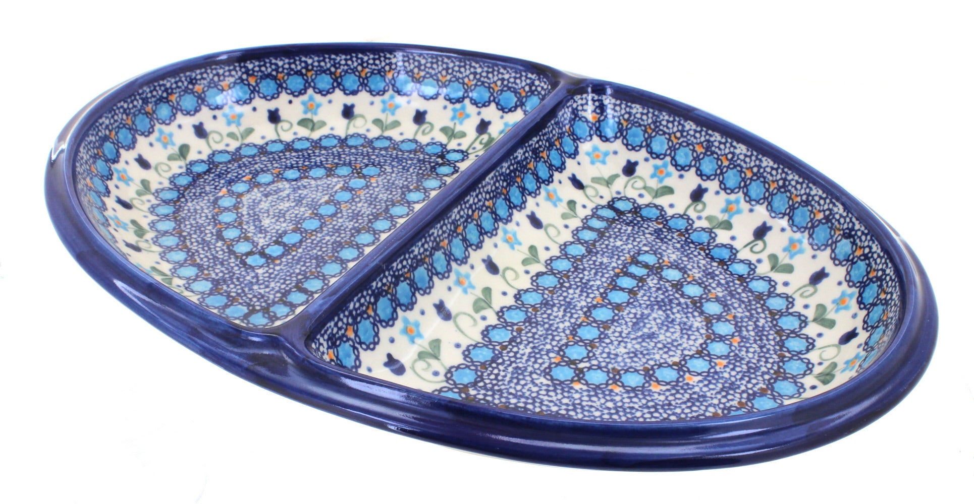 Vena Savannah Large Serving Piece — Polish Pottery