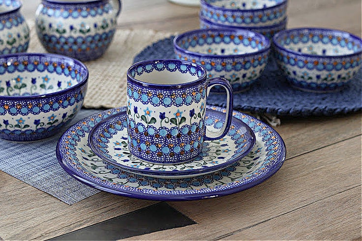 Detail image of Vena Savannah Dining Plates & Bowls — Polish Pottery