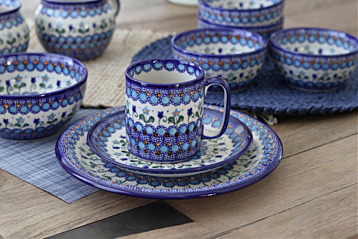 Detail image of Vena Savannah Dining Plates & Bowls — Polish Pottery