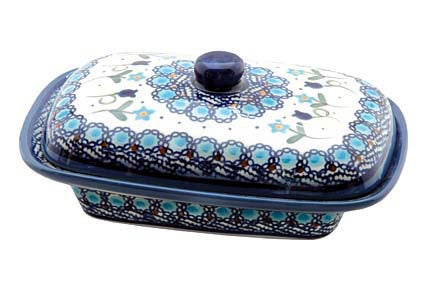 Vena Savannah Butter Dish — Polish Pottery