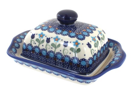 Vena Savannah Butter Dish — Polish Pottery