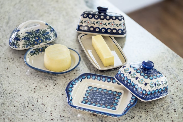 Vena Savannah Butter Dish — Polish Pottery