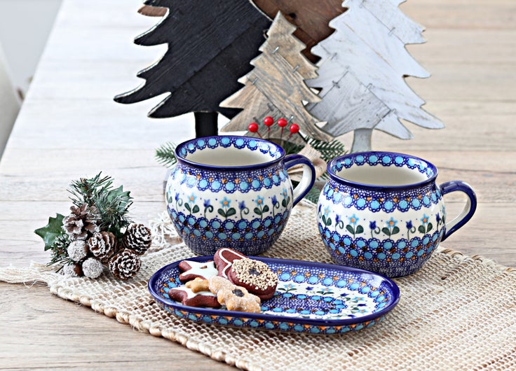 Detail image of Vena Savannah Mug — Polish Pottery