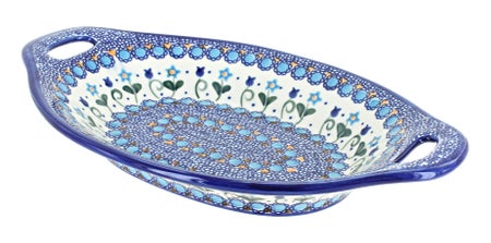 Vena Savannah Medium Serving Piece — Polish Pottery