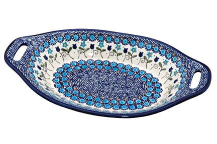 Vena Savannah Medium Serving Piece — Polish Pottery